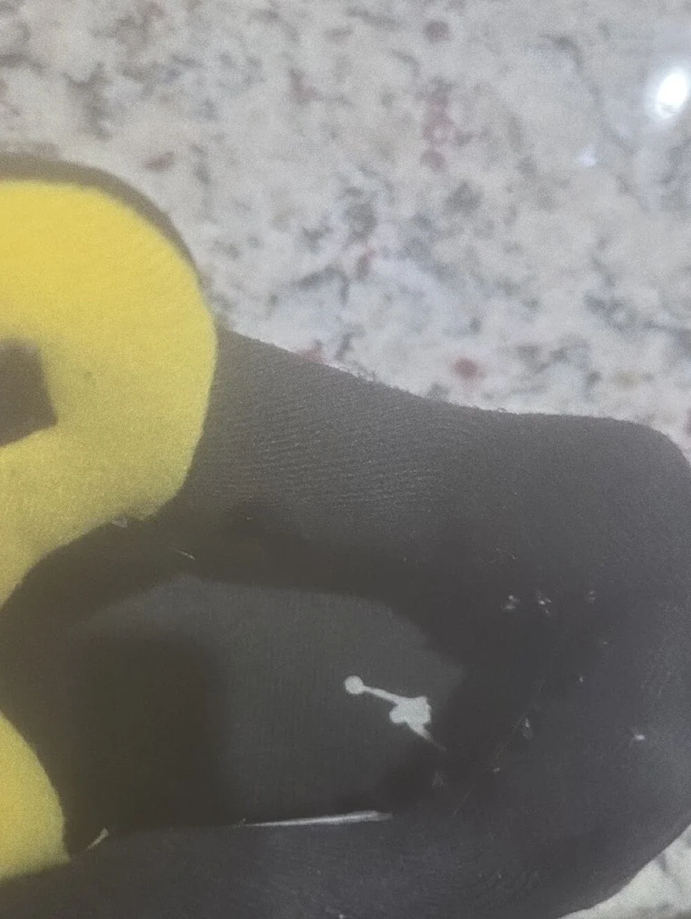 Jordan Kids Black and Yellow Retro Basketball Sneakers